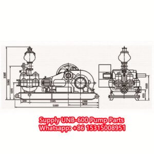 Russia UNB-600 Mud Pump Буровой насос УНБ-600 Насосы Parts List