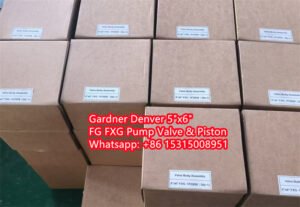 Gardner Denver 5"x6" FG FXG Duplex Mud Pump Valve Piston Parts List Manual