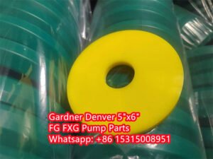 Gardner Denver 5"x6" FG FXG Duplex Mud Pump Valve Piston Parts List Manual